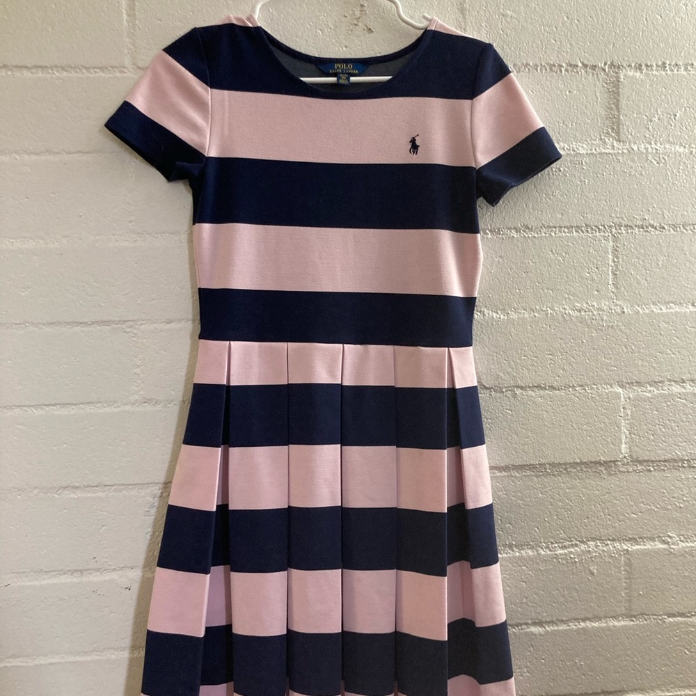 Women’s polo by Ralph Lauren dress pink and black dress